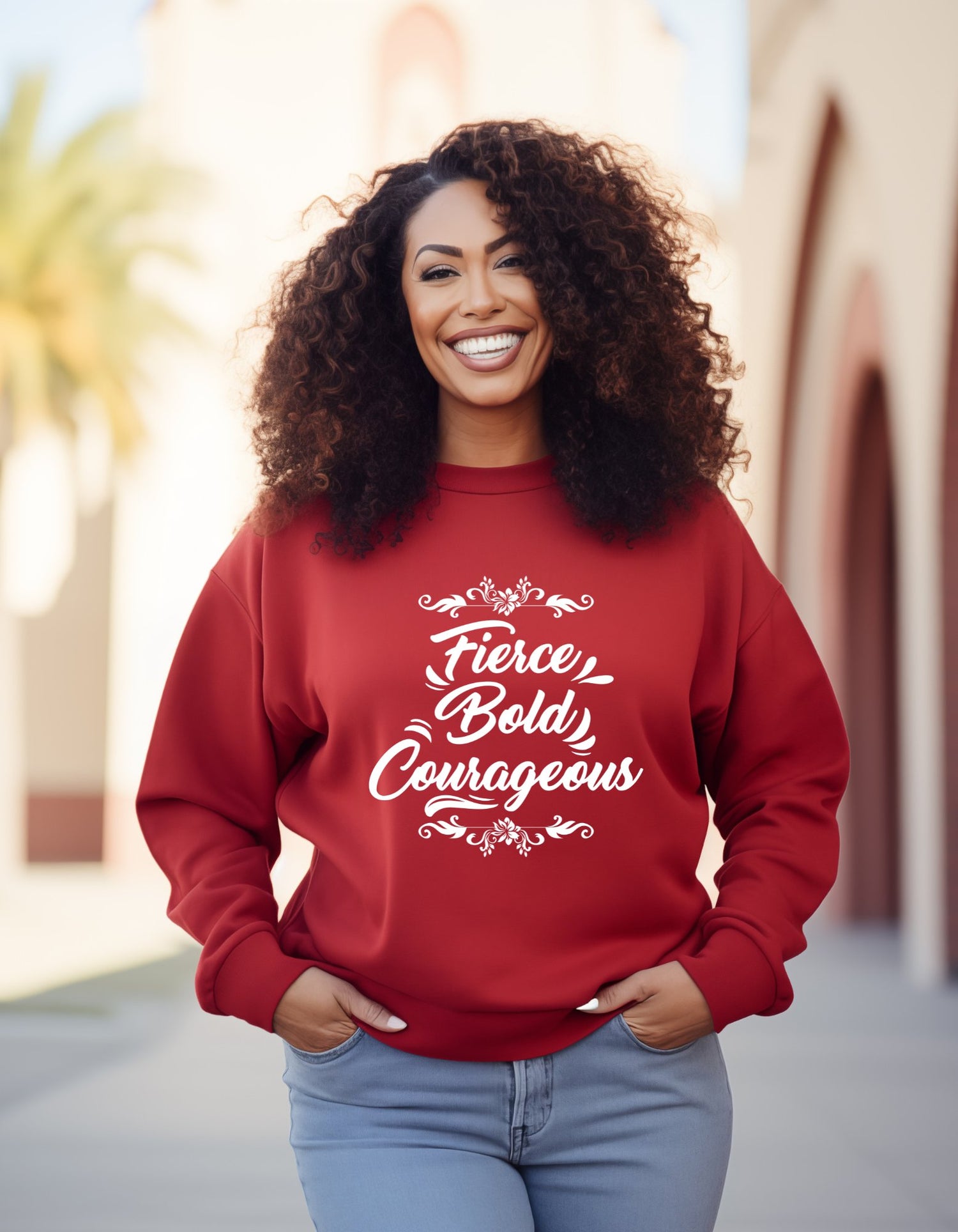 Fierce, Bold and courageous Sweatshirt collection