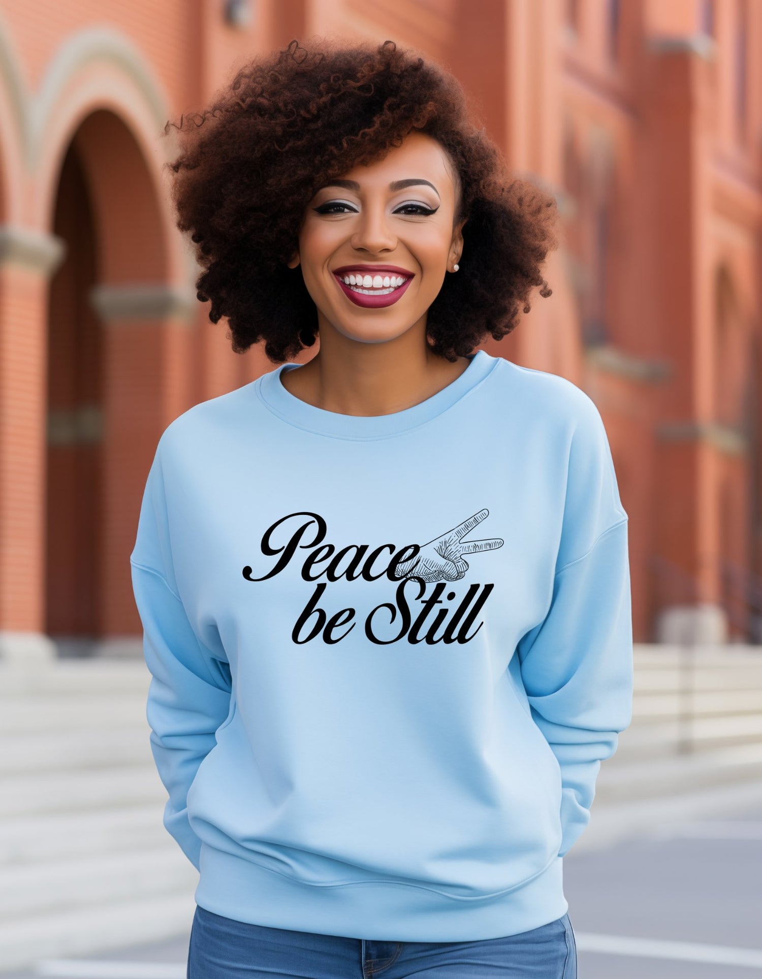 Peace be still sweatshirt collection