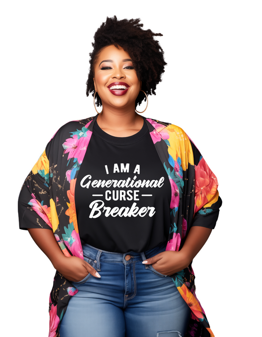 Faith Based T Shirts, I am a generational curse breaker Unisex Heavy Cotton Tee