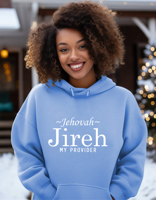 Heavy Blend Hooded Sweatshirt, Jehovah Jireh Unisex Heavy Blend™ Hooded Sweatshirt