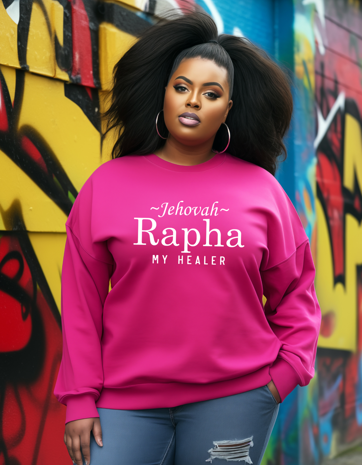 Jehovah Rapha my healer sweatshirt