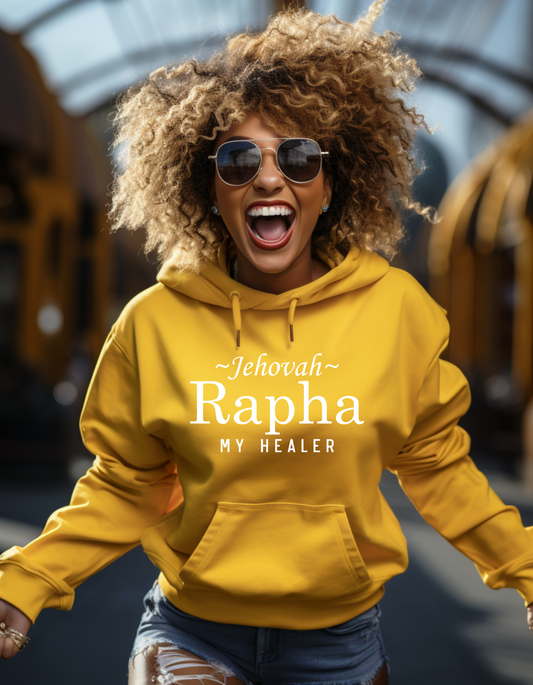 Women Hoodie Sweatshirt, Jehovah Rapha hoodie Sweatshirt Embrace your Faith by wearing