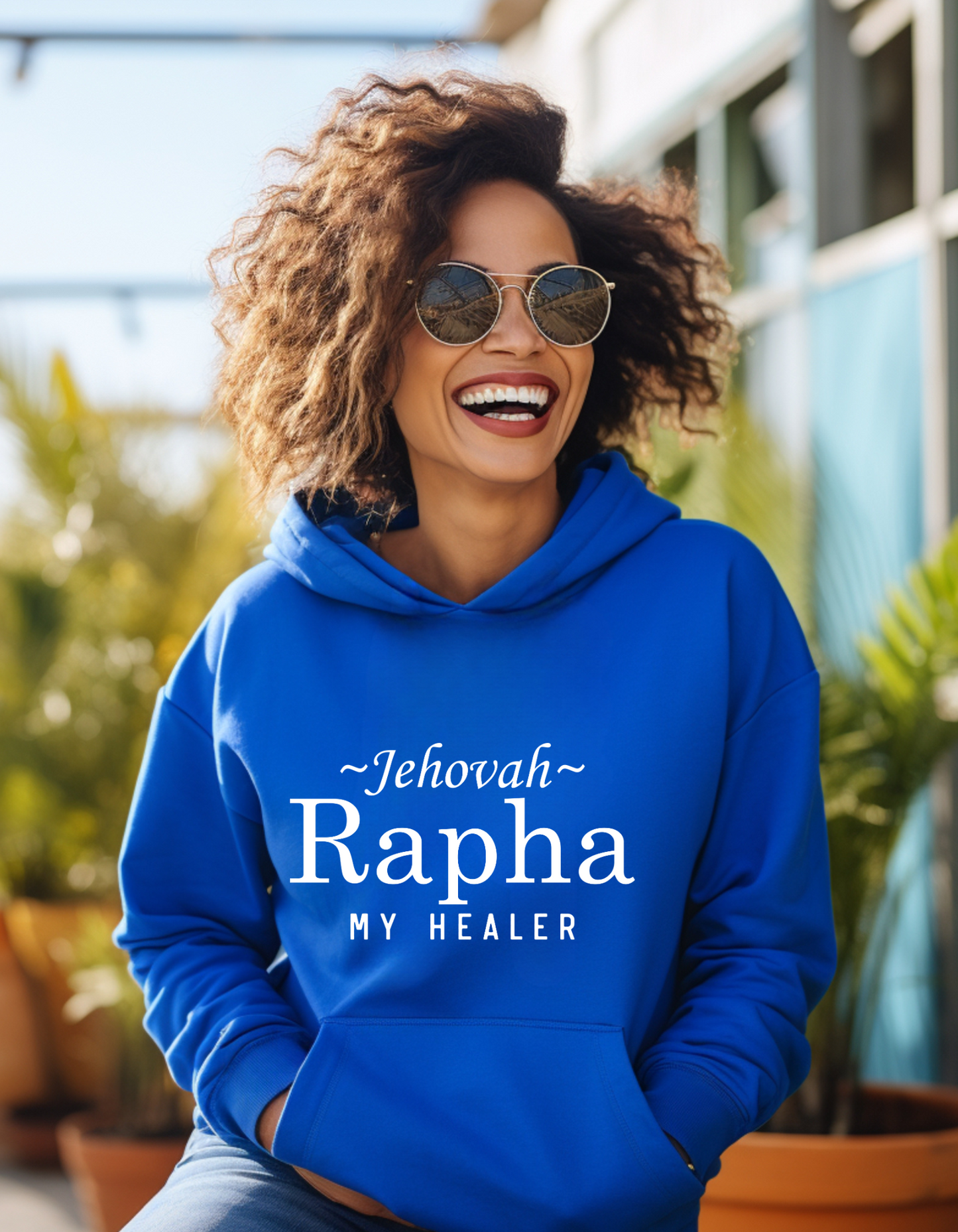 Women Hoodie Sweatshirt, Jehovah Rapha hoodie Sweatshirt Embrace your Faith by wearing