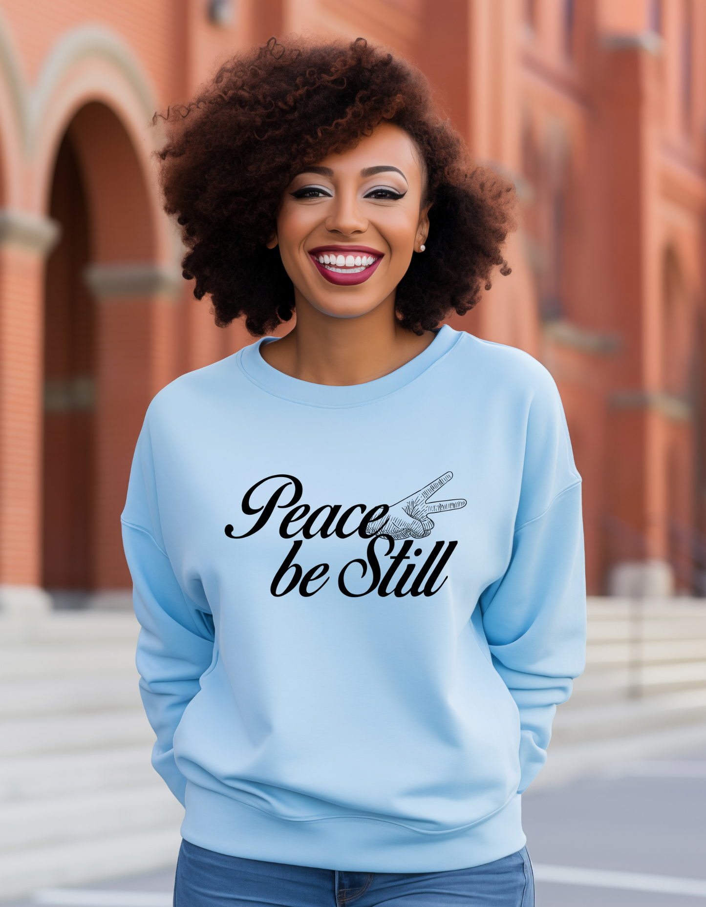 Peace be still, Crewneck, Sweatshirt,