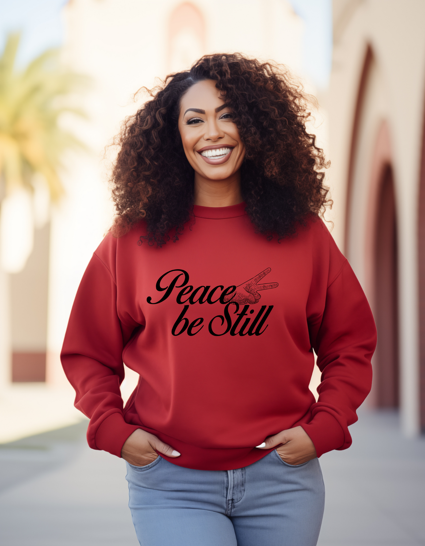 Peace be still, Crewneck, Sweatshirt,