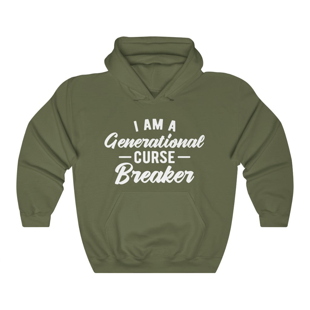 Faith Based Hoodie, I am a generational curse breaker hoodie sweatshirt